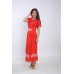 Embroidered dress "Beautiful Flame"